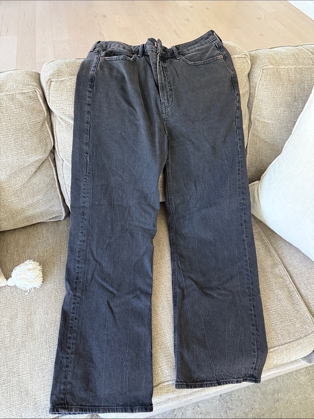 Old navy sky hi wife leg black jeans